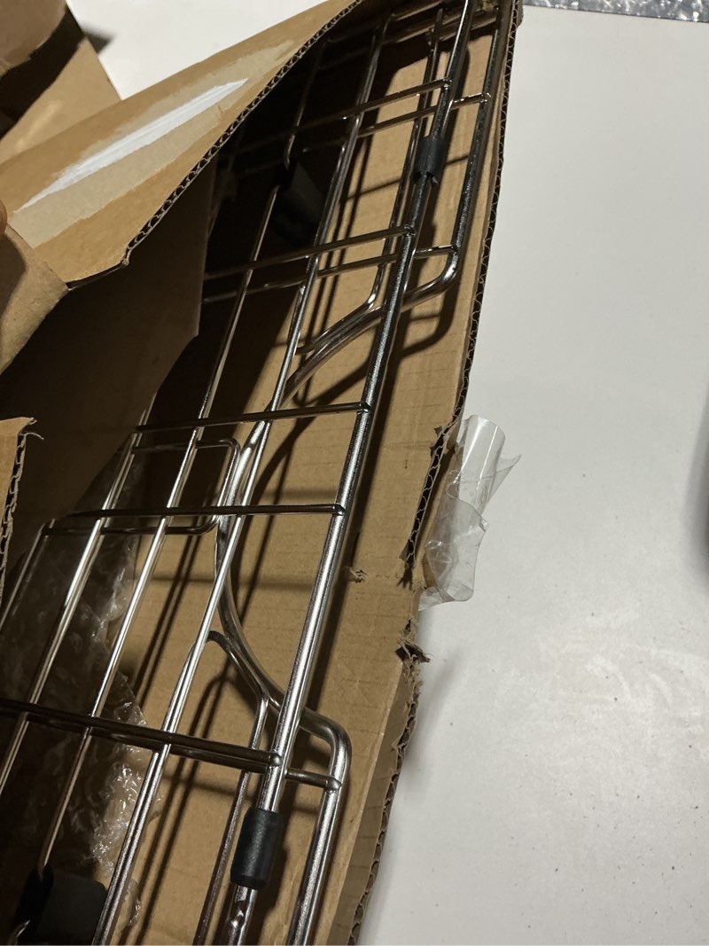 Condition photo showing Good Condition for chilinii sink protectors for kitchen sink 30" x 16" - rectangular extra large sink grid for kitchen sink bottom, rust-resistant drainage rack with scratch prevention centered drain 30*16 center drain