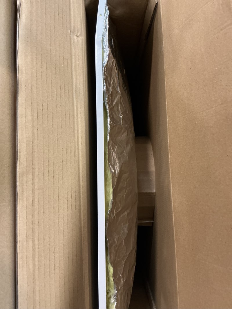 Condition photo showing Good Condition for reliabilt 24 in. x 20 in. 3-cone t-bar ceiling diffuser white