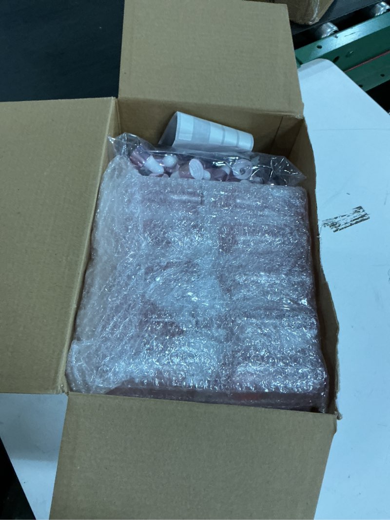 Condition photo showing New/Like New for Nuogo 50 Pack Eye Dropper Bottle with Caps, 2oz Glass Bottles Bulk with 5 Droppers for Essential Oils, 3 Plastic Funnels, 30 Labels Stickers for Perfume Liquid Body Oil Beauty Oil(Pink)