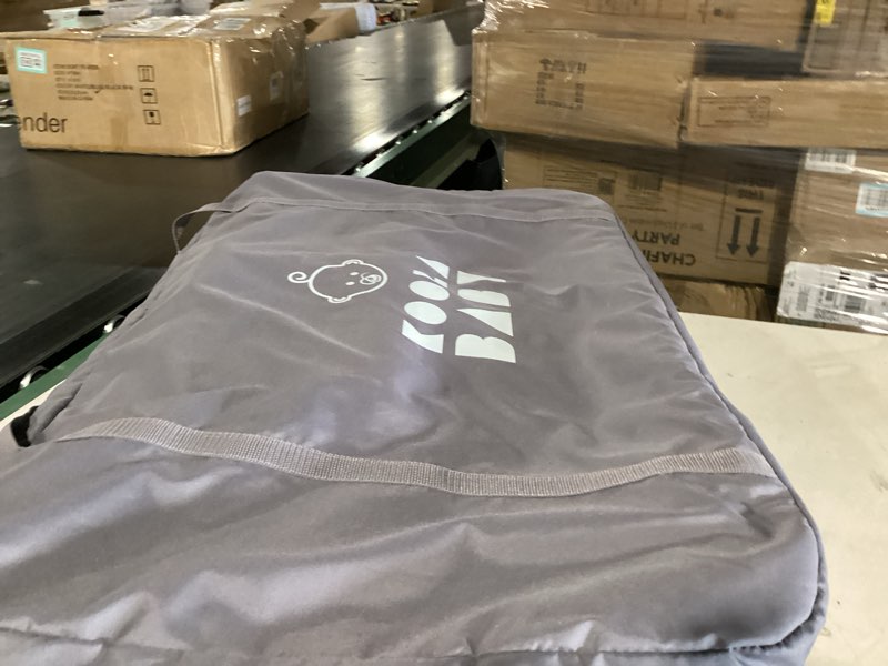 Condition photo showing Good Condition for koolerthings 3 in 1 baby bassinet, bedside sleeper, & playpen, easy folding portable crib (grey)- koolababy (bassinet)