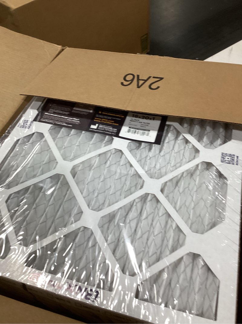 Condition photo showing New/Like New for BNX 16x20x1 MERV 11 Air Filter 12 Pack - MADE IN USA - Electrostatic Pleated Air Conditioner HVAC AC Furnace Filters - Removes Dust, Mold, Pollen, Lint, Pet Dander, Smoke, Smog MERV 11 16x20x1 12-Pack