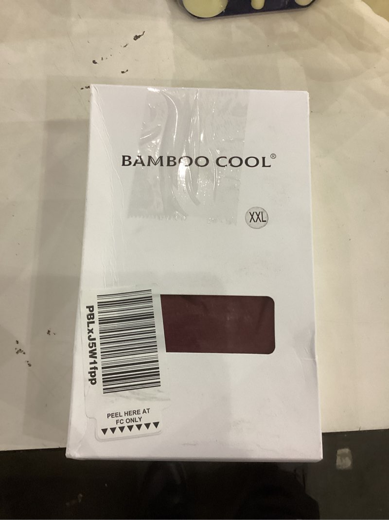 Condition photo showing New/Like New for BAMBOO COOL Men’s Underwear boxer briefs Soft Comfortable Bamboo Viscose Underwear Trunks (4 or 7 Pack) XX-Large Boxer Briefs a