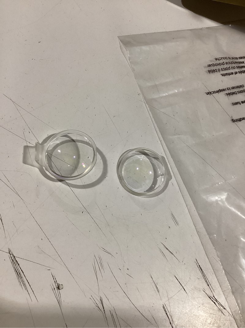 Condition photo showing Good Condition for jjc osmo 360 lens protector dual lens guards for dji osmo 360 accessories only, protect front & rear lens, 95%+ light transmittance, reduce glare and prevents internal ghosting, no black edge & ripple 1 pack