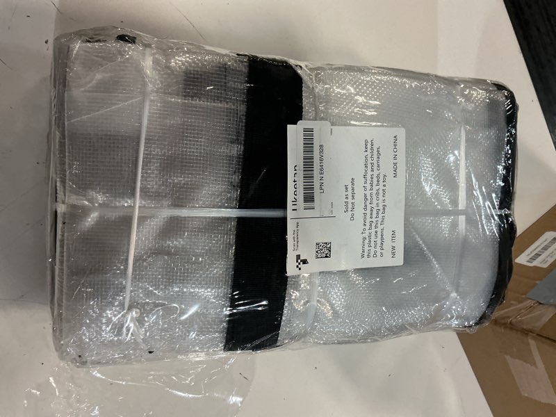 Condition photo showing Good Condition for 8 pack extra large heavy duty moving bags, clear storage bins with lids, reinforced handles & heavy-duty zippers moving boxes storage bags totes for clothes packing, dorms, college supplies, clear