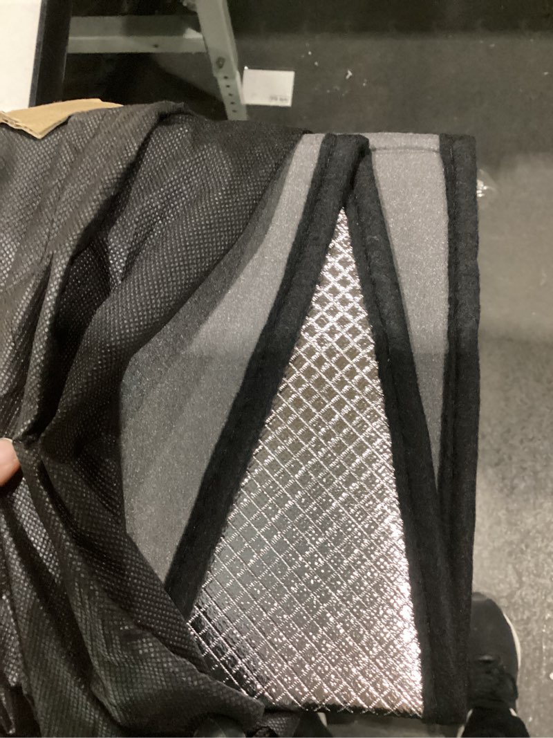 Condition photo showing Good Condition for pigenius windshield sun shade for kia niro 2017-2022. reflective aluminum film front window sunshade - blazblock