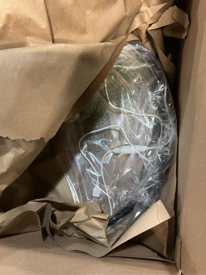 Condition photo showing As Is for Half Moon Light for Nail Desk,LED Nail Desk Lamp, 3 Color Temperatures Adjustable,Half Moon Desk Lamp is The Perfect Choice for Personal Nail Craft Lighting (Medium Size,Black) 20inch Black