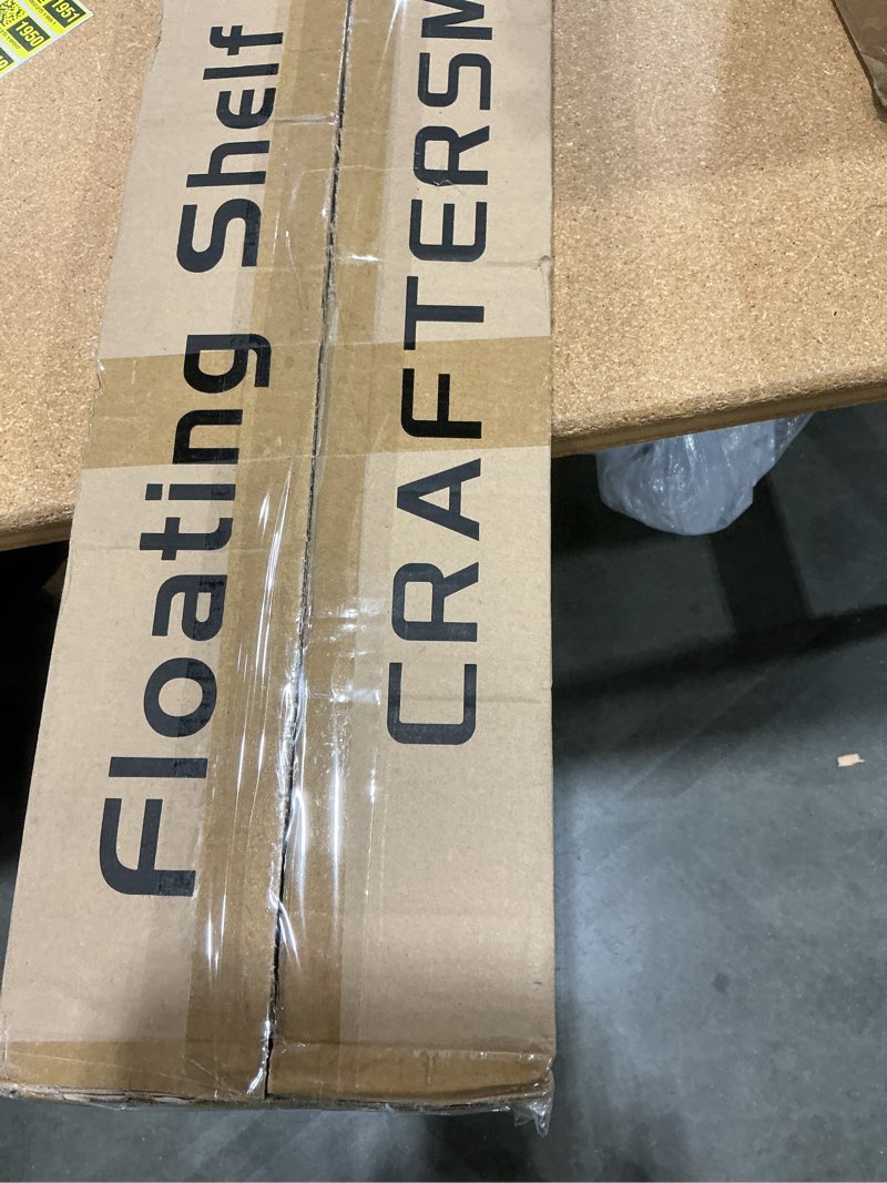 Condition photo showing New/Like New for floating shelf brackets - sheppard brackets - easy install - heavy duty (16 inch with build kit)