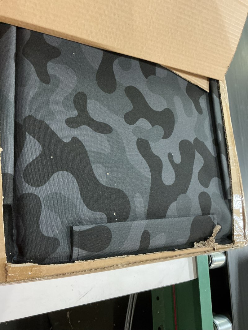 Condition photo showing Good Condition for Heated Cat House for Outside with Smart Pet Camera, Highly Elevated with Escape Door, Insulated Waterproof Outdoor Cat House Shelter for Feral Stray Barn Cat (Camo Black, 25.6"x16.5"x18.5") Camo Black 25.6"x16.5"x18.5"