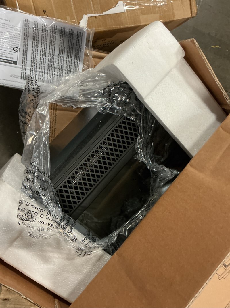 Condition photo showing As Is for Duraflame Tabletop Portable Electric Heater & Fireplace BLACK