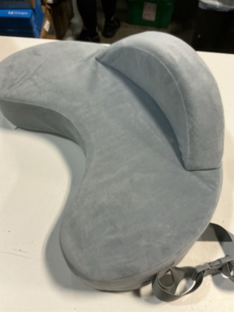 Condition photo showing Good Condition for Momcozy Innovative Safety Guard Nursing Pillow - Firm & Springy Memory Foam - Stable, Ergonomic Support & Comfort - Wider Breastfeeding Cushion, Adjustable, Removable Cover, Baby Safety Certified Grey ( Premium Memory Foam ) CozyLite