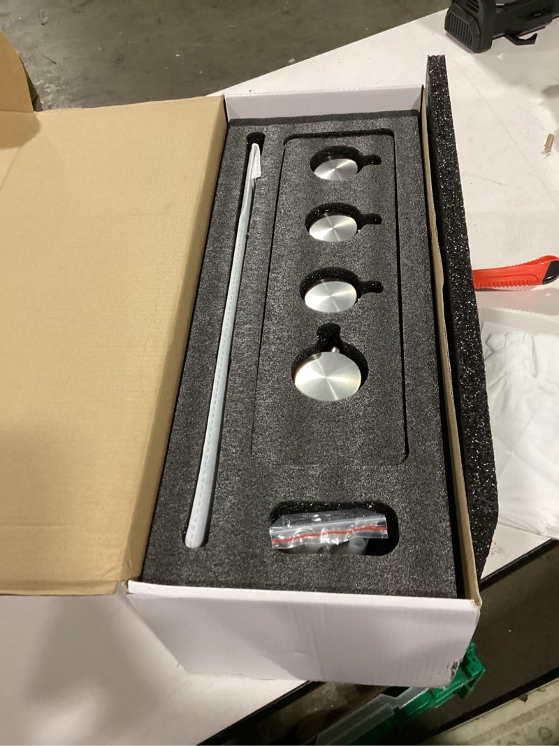 Condition photo showing As Is for homedec 3 way shower diverter valve, 3 outlets multi function thermostatic shower brass valve can run simultaneously, brushed nickel 3-way brushed nickel