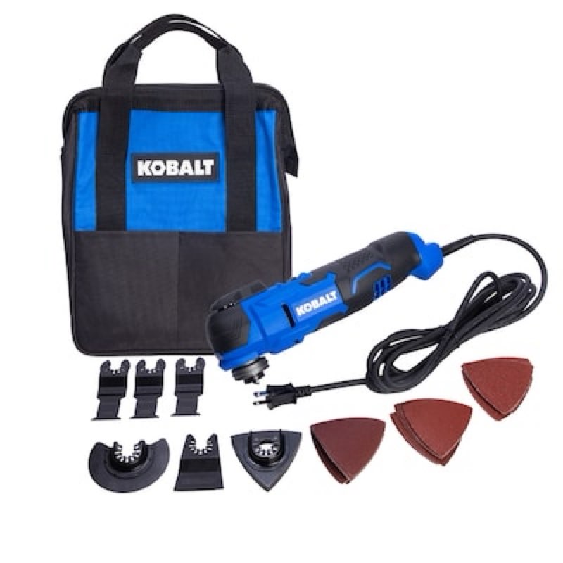 Kobalt 4 -Amp Variable speed 28 -Piece Oscillating Multi-Tool with Soft ( )
