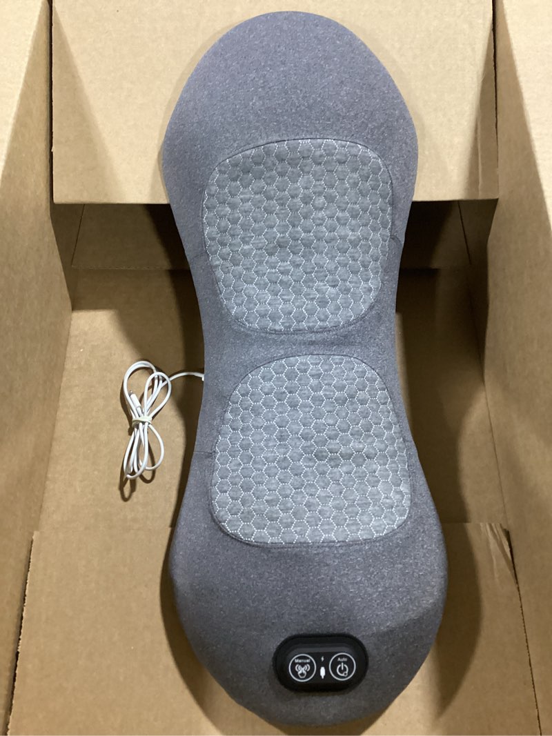 Condition photo showing As Is for smoothspine triple fusion back massager - the official smooth spine massager with heat - design to support lower back comfort, relaxation device for home use (triple fusion back massager)
