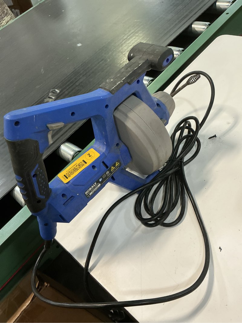 Condition photo showing As Is for  kobalt 1/4-in dia x 25-ft l music wire corded machine augers
