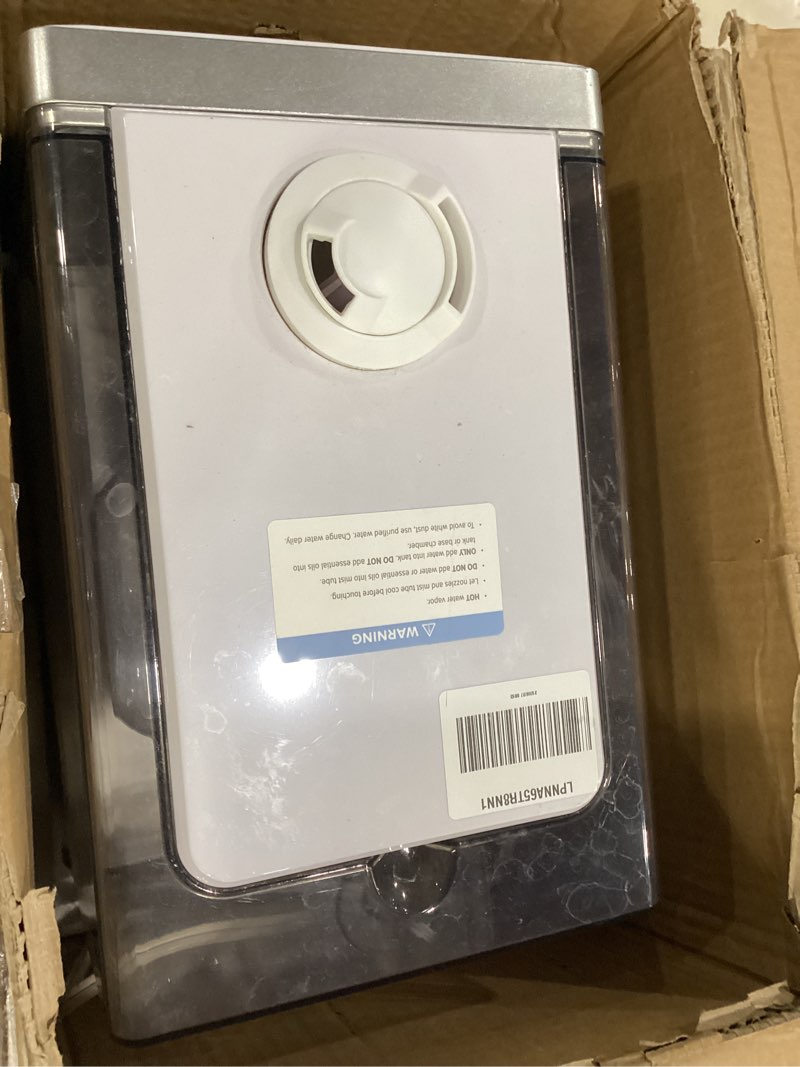 Condition photo showing Good Condition for levoit lv600s smart warm and cool mist humidifiers for home bedroom large room, (6l) 753ft² coverage, quickly & evenly humidify whole house, easy top fill, app & voice control - quiet sleep mode white 6l smart