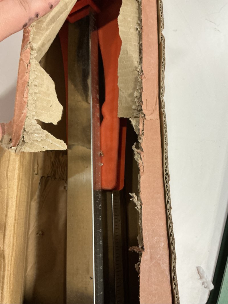 Condition photo showing Good Condition for AIWFL Foldable Drywall Cutting Tool, 23 Wheels Hand Push Dual Positioning Drywall Cutter Tool, 1.5 to 61cm Dual-Scale Gypsum Board Cutting for Wall Build Decoration