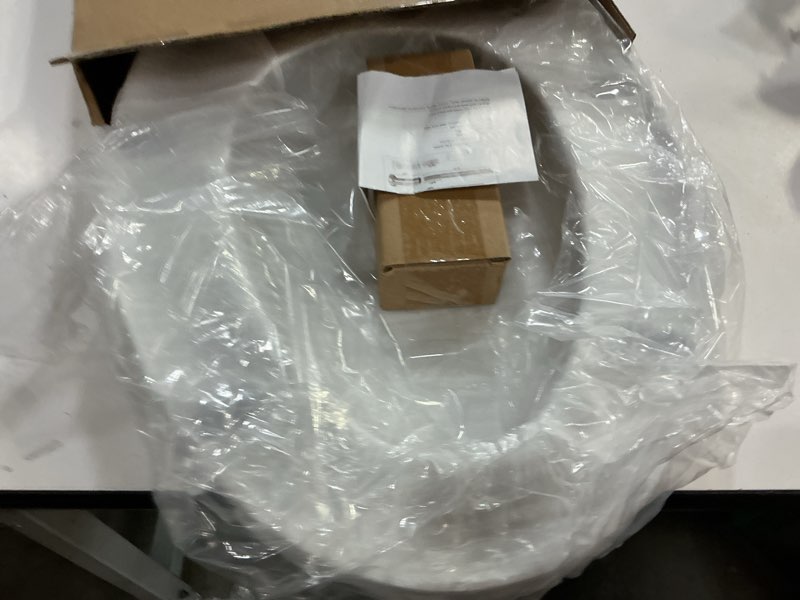 Condition photo showing New/Like New for Hibbent Premium Elongated Toilet Seat with Cover(Oval) Quiet Close, One-Click to Quick Release, Easy Installation Never Loosen Hinge, Slow Close Toilet Seat and Cover, Easy Cleaning-White Color 18.5'' Elongated