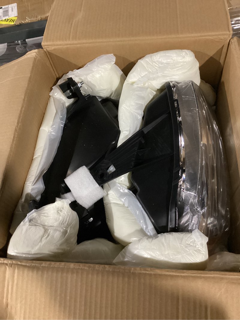 ruianomg headlights assembly replacement for jeep grand cherokee 2011 2012 2013, chrome with amber r