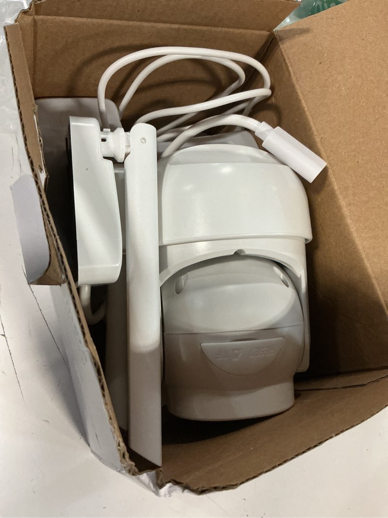 Condition photo showing Good Condition for 2k security cameras outdoor, 3mp cameras for home security, 360° pan & tilt surveillance, 2.4 ghz wi-fi, 2-way audio, ai detection and siren, support cloud/sd storage, 2 pack 2 pack-3.3 ft usb-c cable