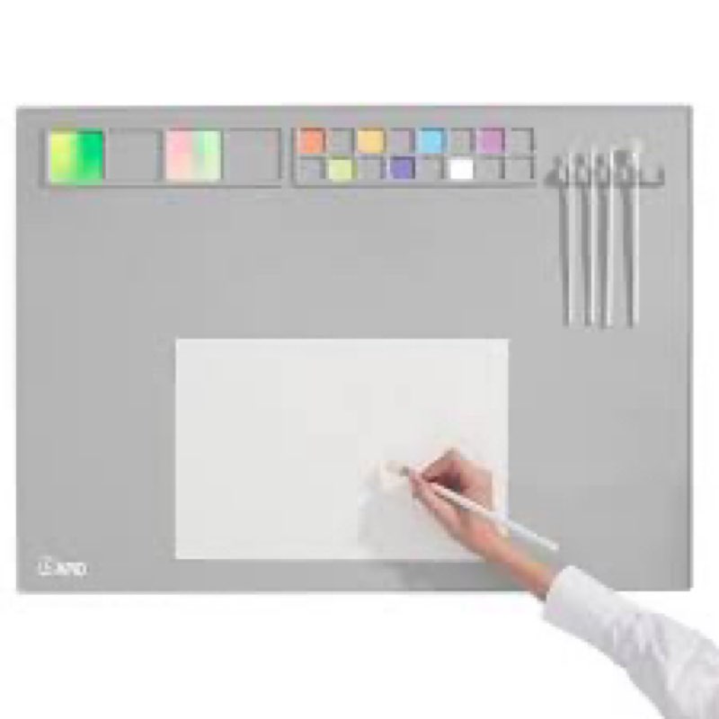 sapid extra large 32"x24" silicone painting mat with raised edges, nonstick silicone craft mat for r
