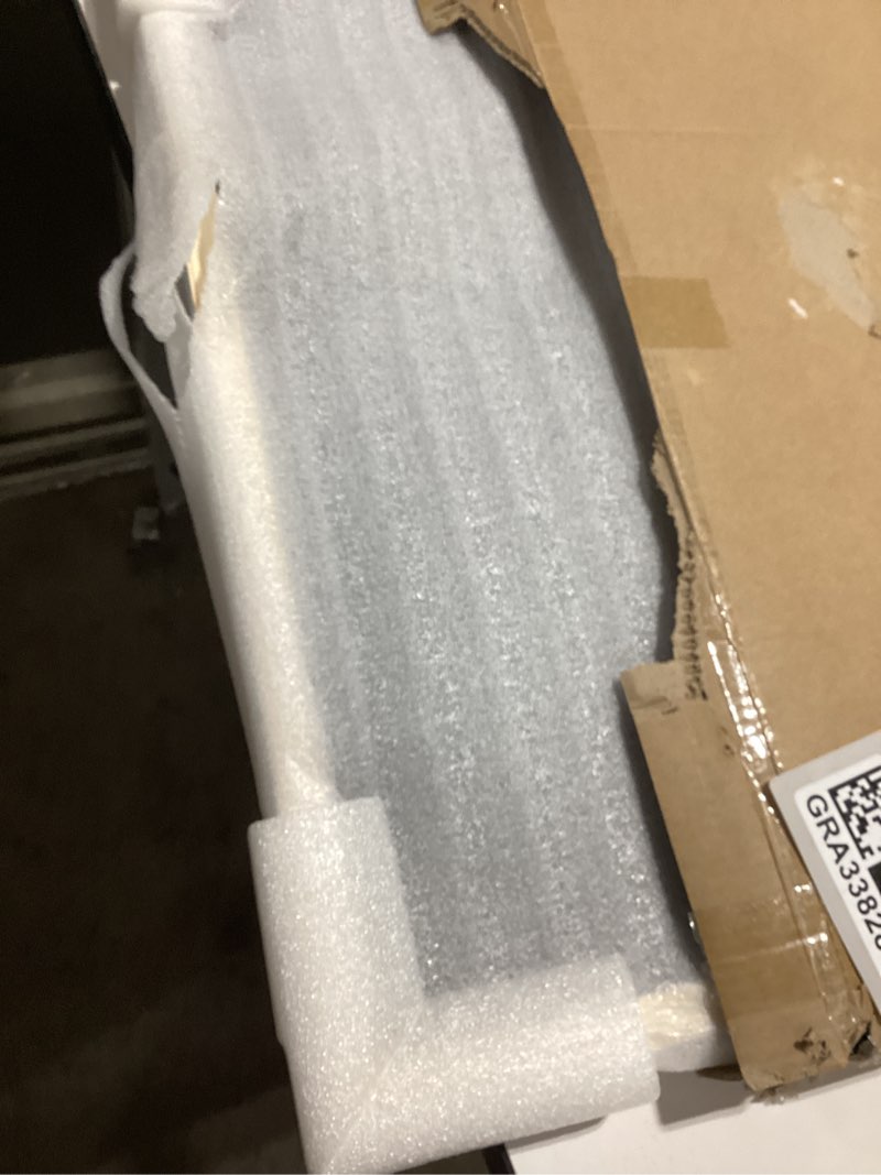 Condition photo showing New/Like New for 18x18 Picture Frame White Solid Wood for Mat 14x14 Wall Mounting Square Poster Frames 1 18x18 Inch