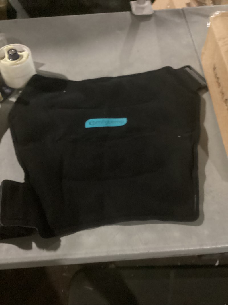 Condition photo showing Good Condition for comfytemp ice pack for back pain relief, 2 pcs, sciatica ease brace, reusable gel lower back ice wrap for injuries, hot cold compress for lower lumbar, waist, men women after surgery (blue) blue standard 2