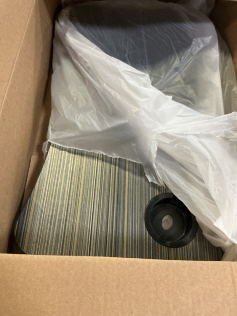 Condition photo showing As Is for Zapuno Foldable Laptop Bed Table Multi-Function Lap Serving Tray Dining Table with Storage Drawer and Water Bottle Holder, Slot for Eating, Working on Couch/Sofa (Arc Shape) Black