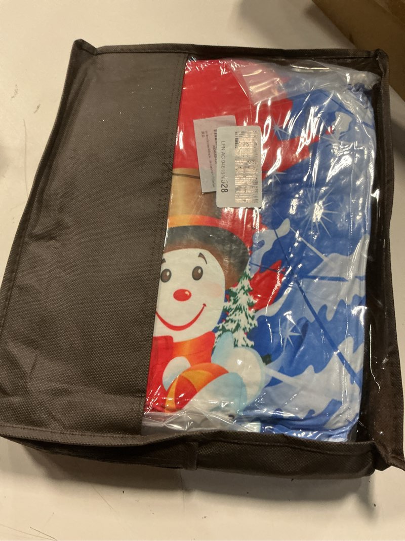 Condition photo showing New/Like New for kxry Merry Christmas Bedding Set Santa Claus Deer Christmas Tree Snowman Comforter Quilt King Size for Girls Boys Kids 1 Comforter + 2 Pillow Cases Style 20 King