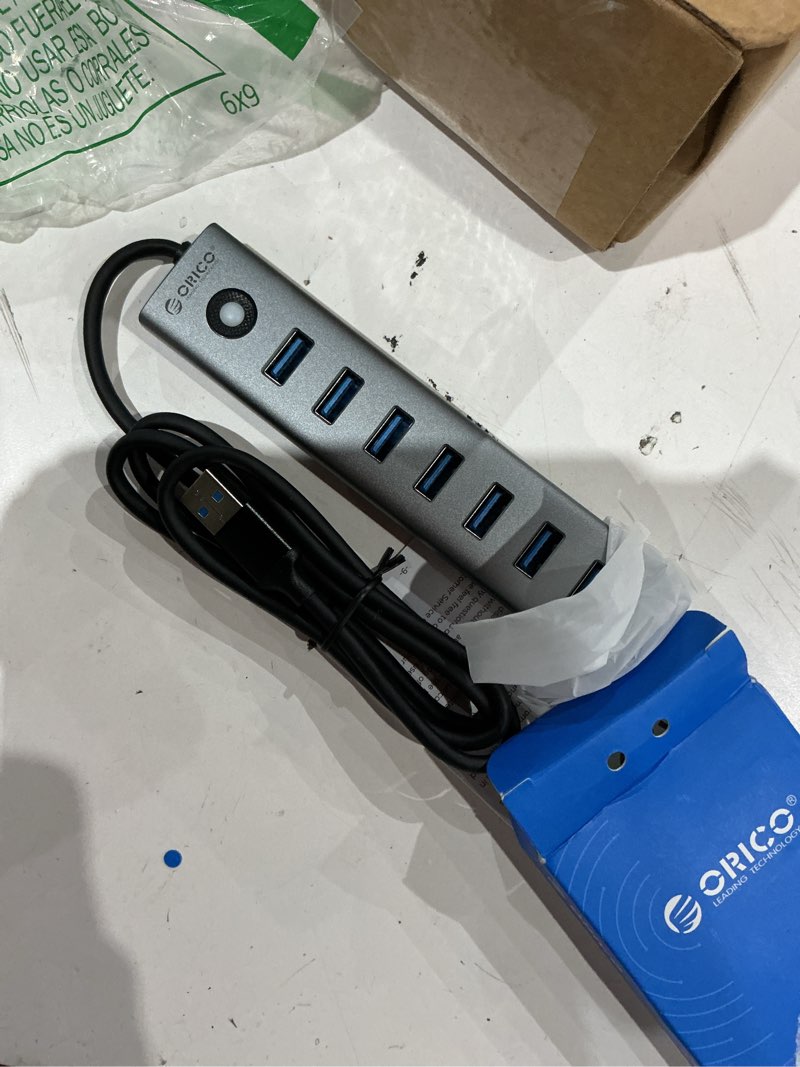 Condition photo showing Good Condition for orico 7-port usb 3.0 hub, aluminum usb multiple adapter, 5gbps usb extender usb splitter with 3.28ft cable, ubs-a hub long cable for desktop, pc, flash drive, mobile hdd, windows/xps