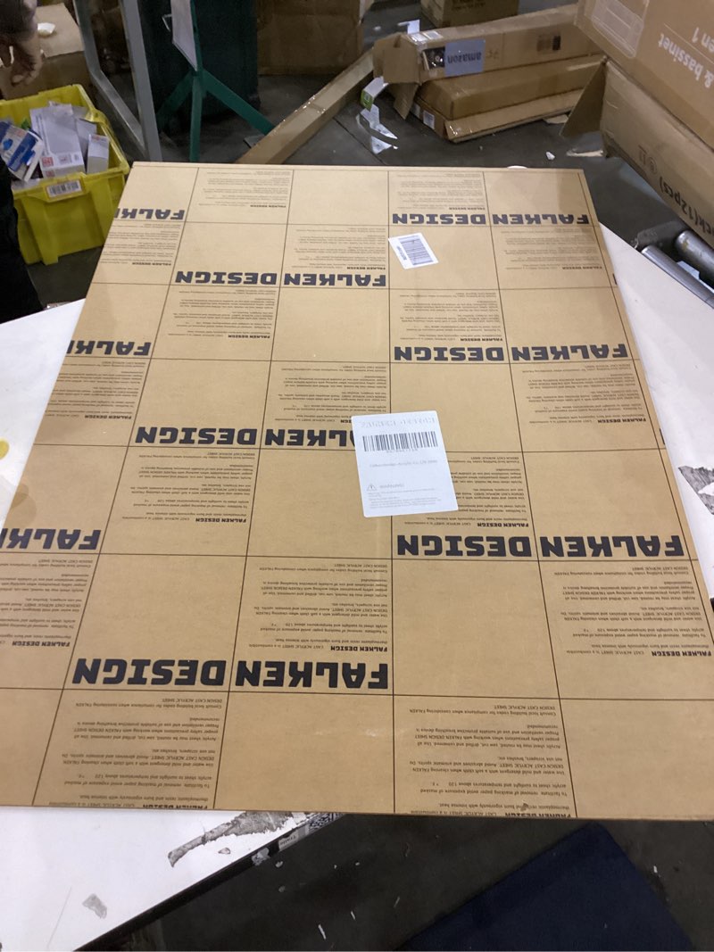 Condition photo showing New/Like New for FALKEN DESIGN - Falkendesign-Acrylic-CL-1/8-2840 Falken Design Acrylic Plexiglass Sheet, Clear, 28" x 40" x 1/8"