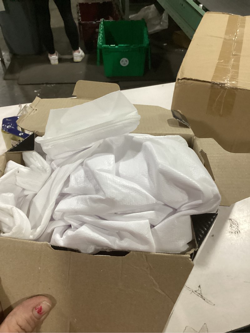 Condition photo showing As Is for AllerEase Platinum Zip-Off Top Waterproof Mattress Protector Full Size 360 Degree Zipper Allergen Barrier Temperature Balancing Luxurious Plush Top Separately Machine Washable Mattress Cover (White)