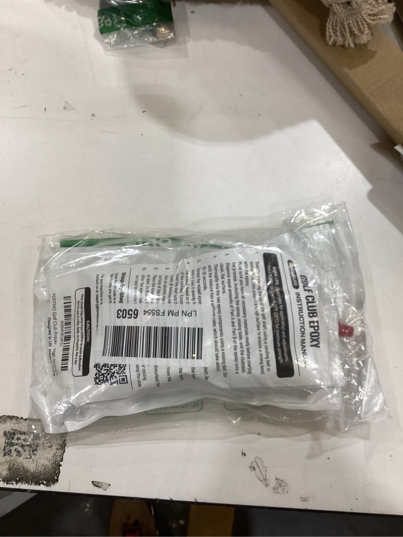 Condition photo showing As Is for Golf Club Epoxy – Epoxy Glue for Golf Club Repair for All Golf Shafts, Heads, Drivers, Putters, and Irons, Works on Graphite & Steel Shafts 4oz High Strength
