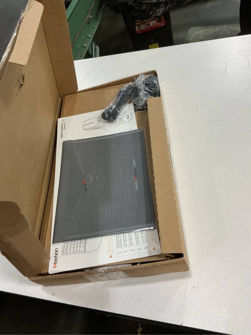 Condition photo showing New/Like New for MEETION Ergonomic Keyboard and Mouse, Wireless Keyboard with Vertical Mouse, Split Curved Keyboard with Wrist Rest, Natural Typing USB Receiver Rechargeable Full Size, Windows/Mac/PC/Laptop, Large Large Black