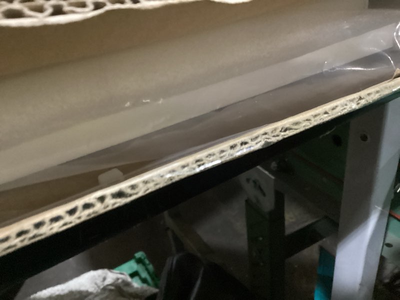 Condition photo showing As Is for Babelio 29-48" Extra Wide Baby Gate with Adjustable Cat Door,Easy Install Pressure/Hardware Mounted,Auto Close Pet door for Stairs,House,Doorways,Effortless Walk Thru,White White 29-48" Wide, 30" Tall