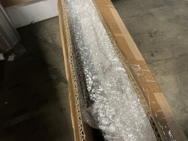 Condition photo showing New/Like New for Zhehao 2 Pcs 23"+21" Extra Large Square Ottoman Table Tray with 4 Coasters Rustic Wooden Serving Tray Jumbo Ottoman Trays Metal Handles Farmhouse Trays for Coffee Table Countertop Home(Gray)