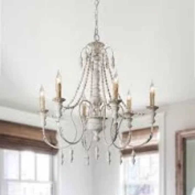 Franklintown French Country Wooden Chandelier