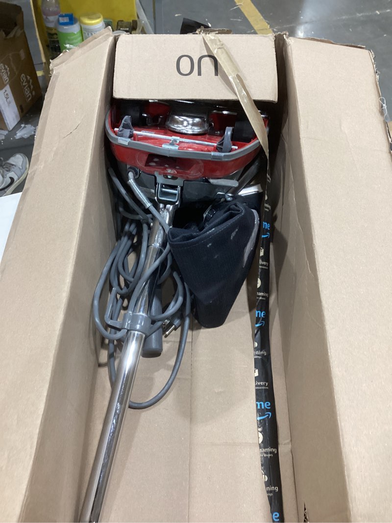 Condition photo showing As Is for Sanitaire SC679K Tradition Upright Commercial Bagged Vacuum, Red