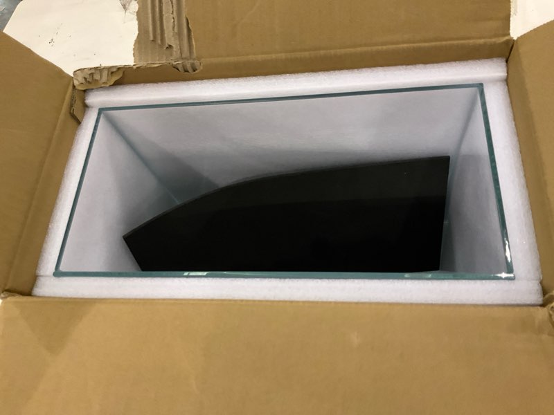 Condition photo showing New/Like New for 3 Gallon Glass Fish Tank, Easy to Maintain Small Aquarium for Betta/Goldfish/Snails/Shrimp and Aquatic Planting.