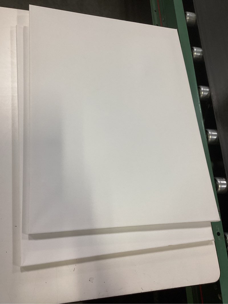 Condition photo showing Good Condition for pre stretched canvas 18x24 2 pack large stretched canvases for painting four fold acrylic titanium priming blank canvas boards for painting
