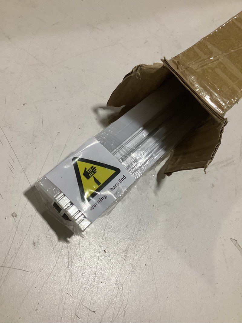 Condition photo showing Good Condition for 5-pack pre-drilled countersunk hole 3.3ft/1 meter led strip u channel diffuser , hacksaw easy cut tight and flush mounted under cabinet tape light aluminum low profile with screw and end caps (5)