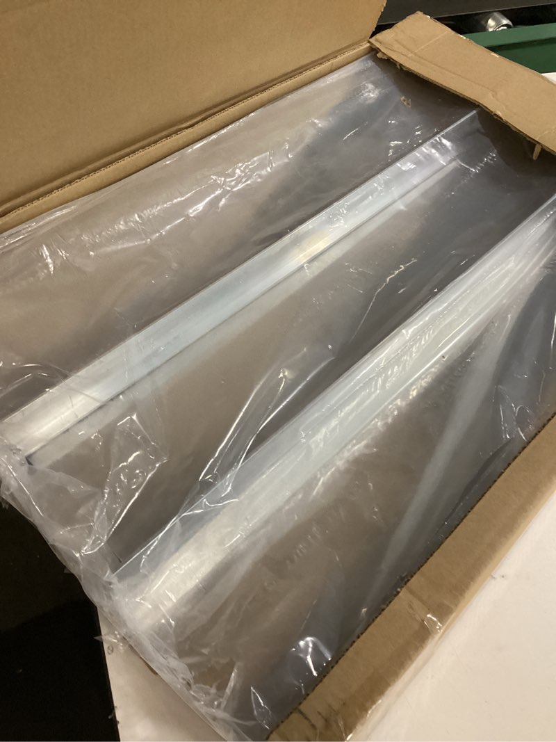 Condition photo showing Good Condition for 27.6"l×1.6"h bridge threshold ramps for doorways, fits 2.8–5.1" wide thresholds with adjustable support bars, non-slip aluminum wheelchair ramps for home steps, sliding door ramp for wheelchair 27.6"l & 2.8–5.1" wide