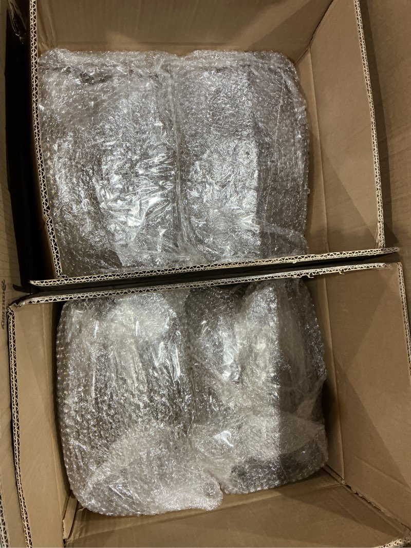 Condition photo showing Good Condition for hoolerry 100 pack clear charger plates bulk 13 inch acrylic round dinner charger plates beaded frosted grain dinner decorative dishes for wedding party events home kitchen tabletop(gold,beads) gold beads