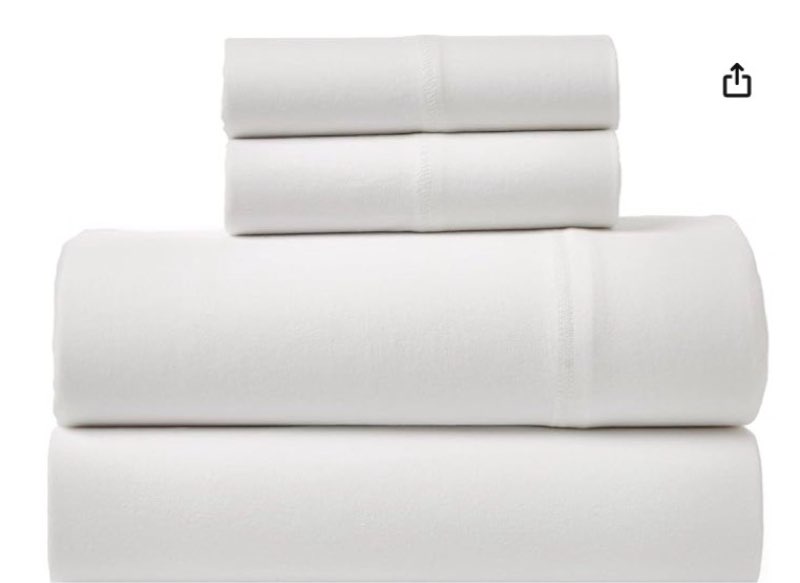 mainstays cotton rich extra soft jersey bed sheet set, queen, charcoal, 4 pieces