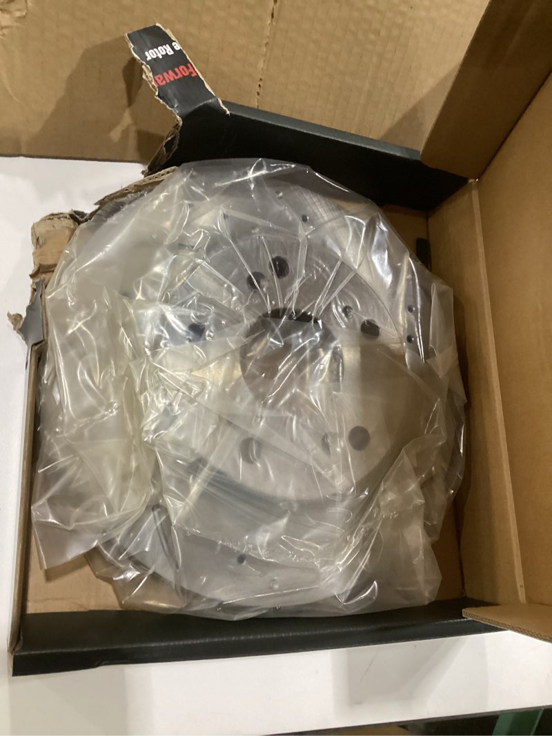 Condition photo showing As Is for Anpulsero Front Automotive Replacement Brake Kit, Drilled and Slotted Brake Rotors Ceramic Brake Pads Compatible with 1993-1997 Toyota Corolla, Geo Prizm| Anti-Rust Geomet Coated |254.9mm(10in) 1993-1997 Corolla/Geo Prizm - Front - Geomet
