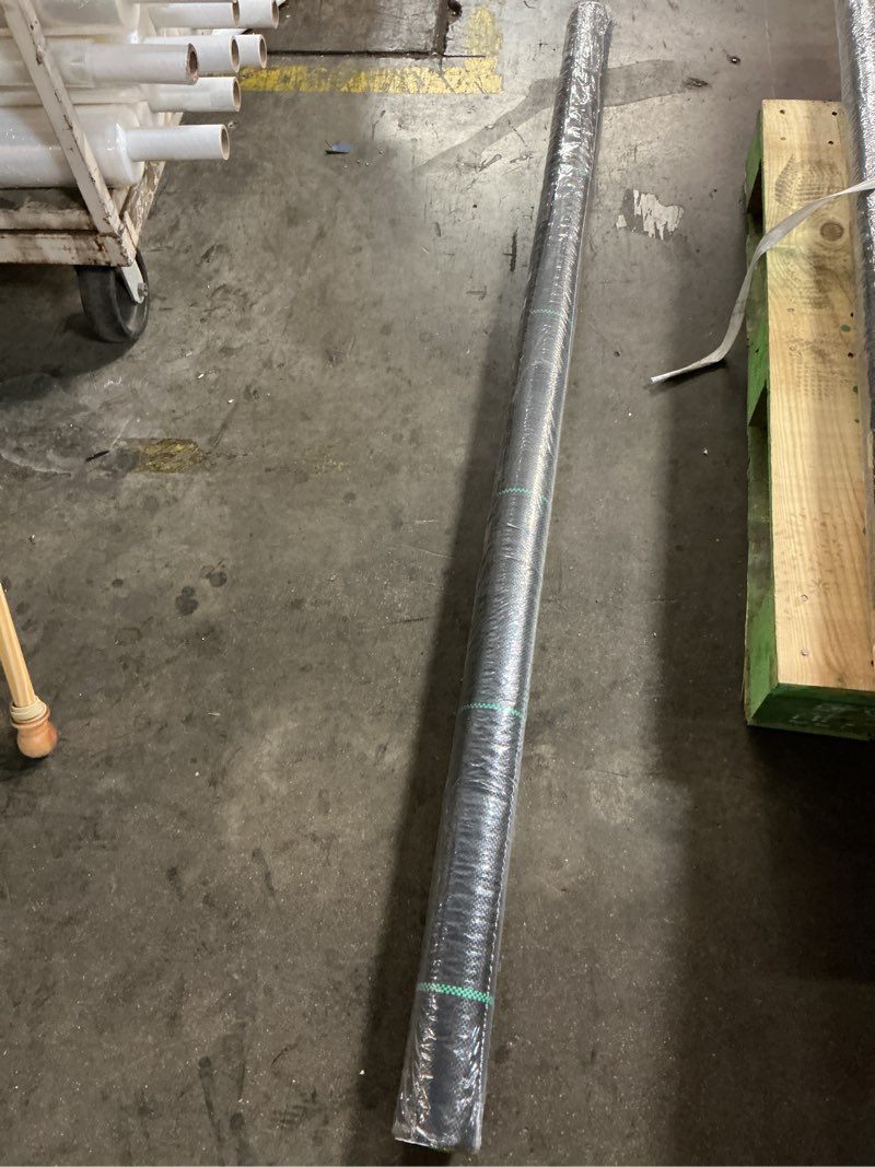 Condition photo showing New/Like New for 6 ft. x 100 ft. woven polypropylene ground cover landscape fabric