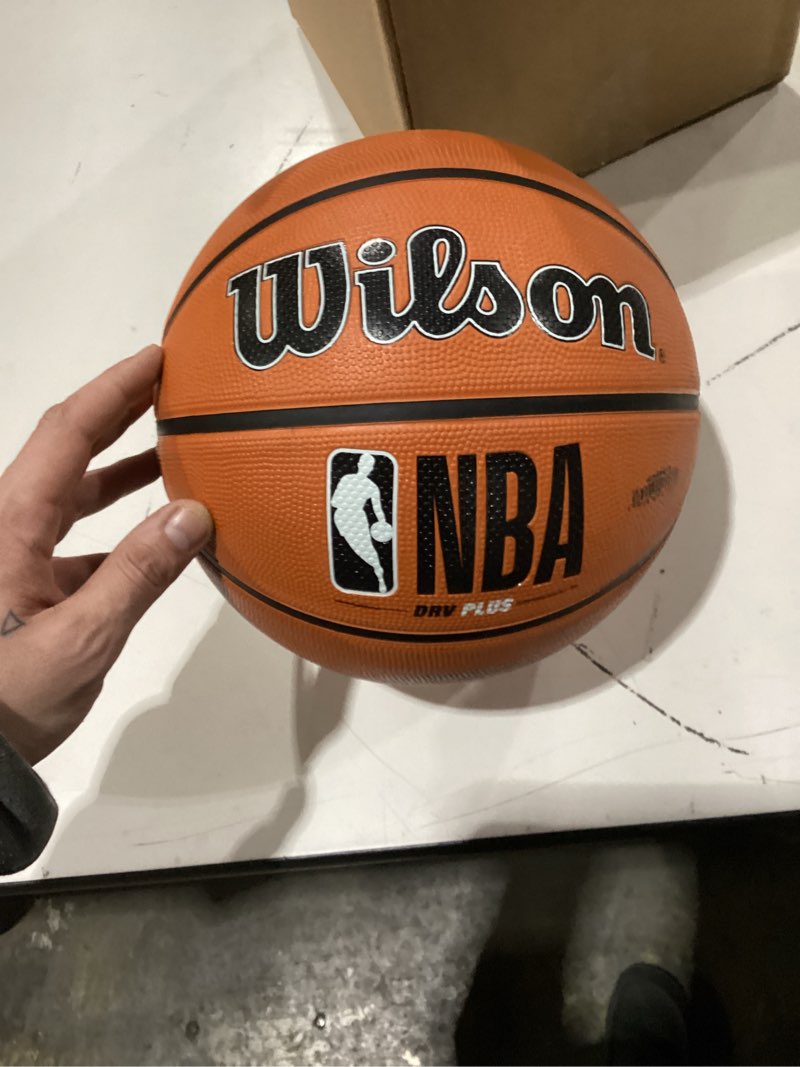 Condition photo showing Good Condition for Wilson NBA DRV Series Basketball Size 6 - 28.5" DRV Plus Brown