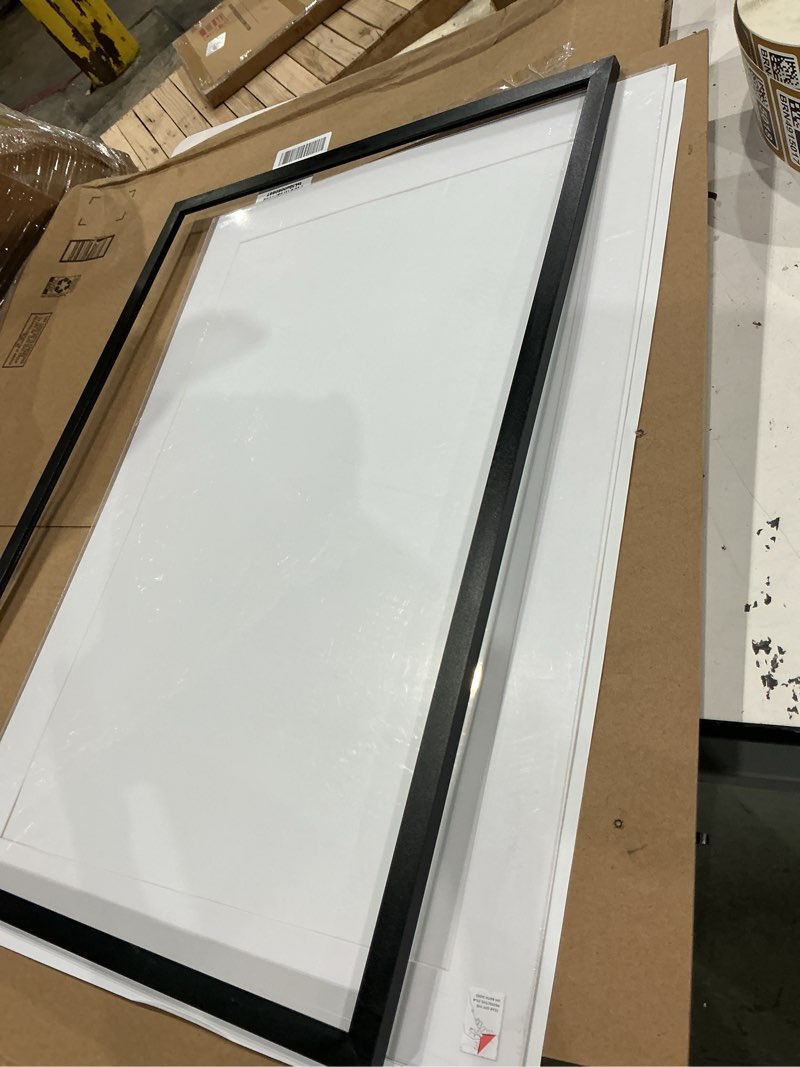 Condition photo showing As Is for giftgarden 19.7x27.6 puzzle frame black, 50x70cm picture frame for 1000 pieces puzzles wall display, single 19.7x27.6 black