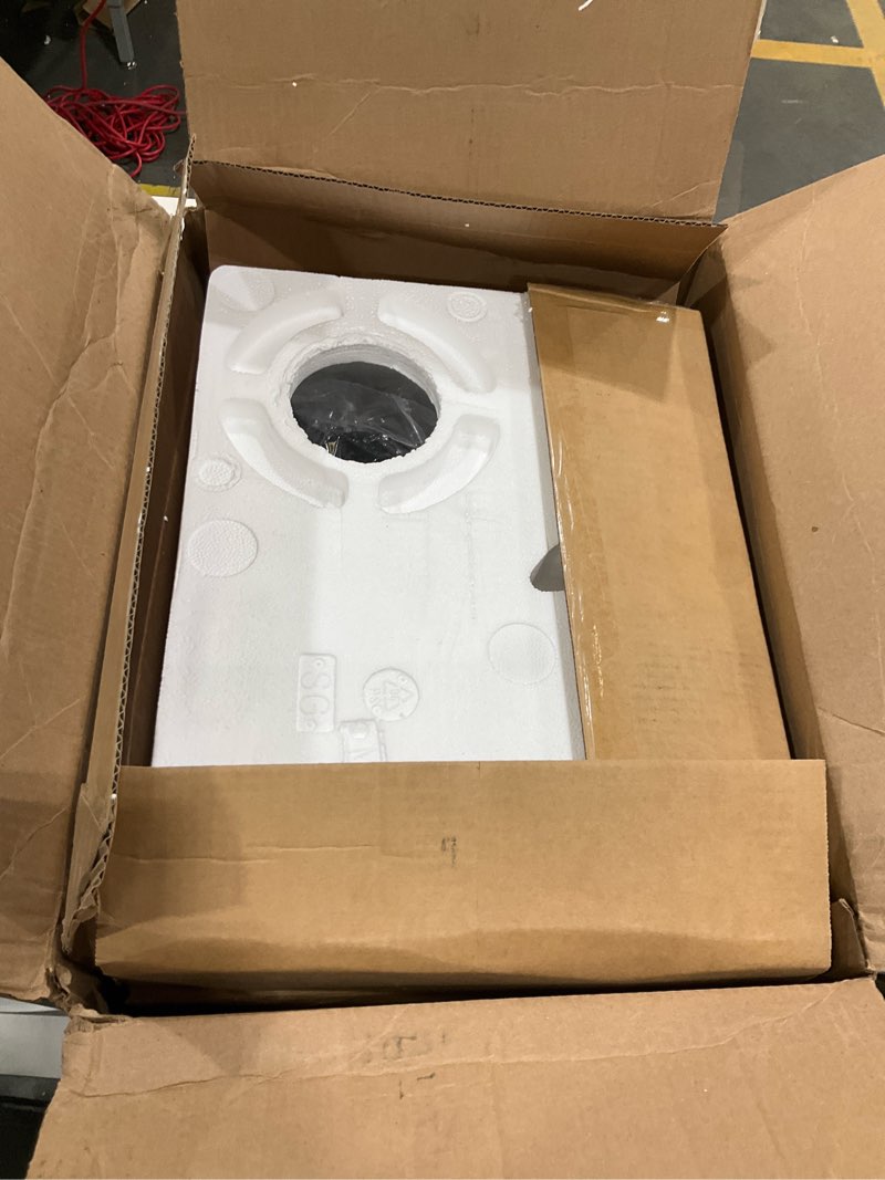 Condition photo showing As Is for 52 Inch Ceiling Fan, Smart Ceiling Fan with Remote/APP, White Ceiling Fan with 6-Speeds Reversible Motor, Alexa Ceiling Fan with 5 Two-sided Blades Dimmable Noiseless for Indoor Bedroom/Outdoor White 52 Inch