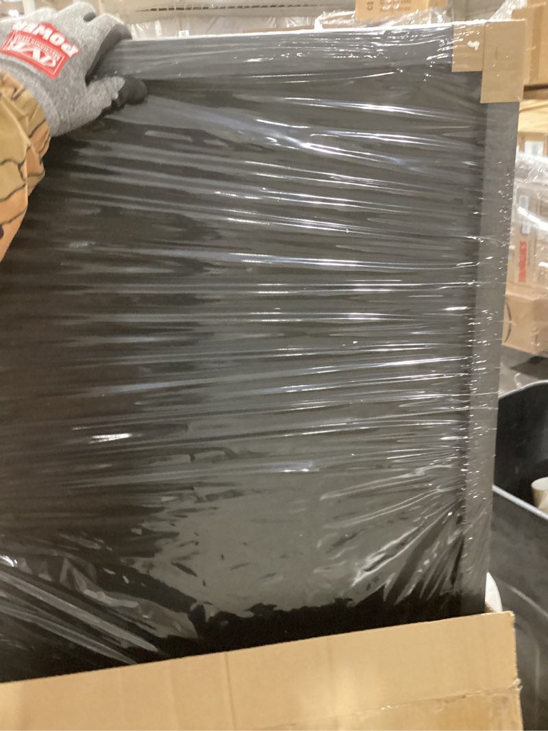 Condition photo showing Good Condition for QKF Large Frame Canvas Wall Art Glossy Blue Geometry Modern Living Room, Bedroom, Office Fashion Wall Decoration 3-piece Set of Poster Prints 24 "X 32"