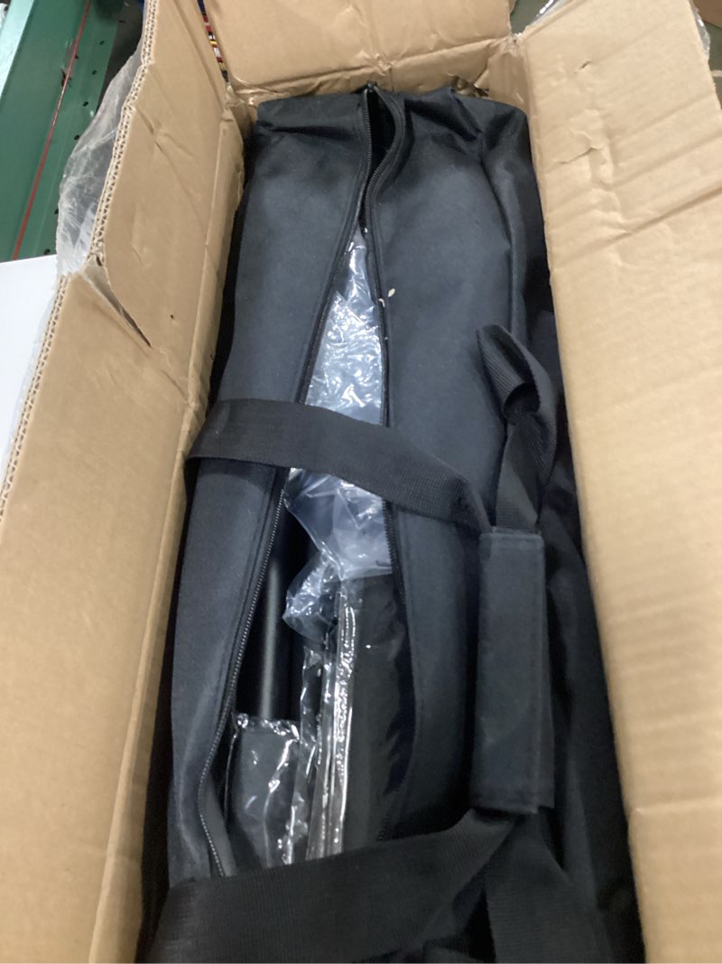 Condition photo showing Good Condition for SLOW DOLPHIN Photo Studio Background Stand Support Kit Backdrop Stand, 40ft (Wide) x 8.5ft (Tall) Square Large Adjustable Backdrop Stand with Rotatable Connector, Carry Bag, Sand Bags Clamps.